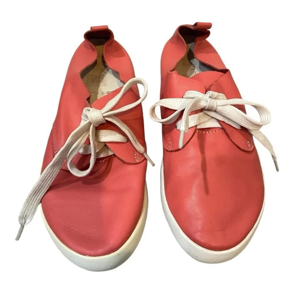 Kiss Kiss Italy Shoes Pink Soft Upper Italian Leather 235cm Size 7 - Picture 6 of 15